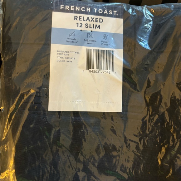 COPY - French toast relaxed 12 slim blue uniform pants - Picture 2 of 2